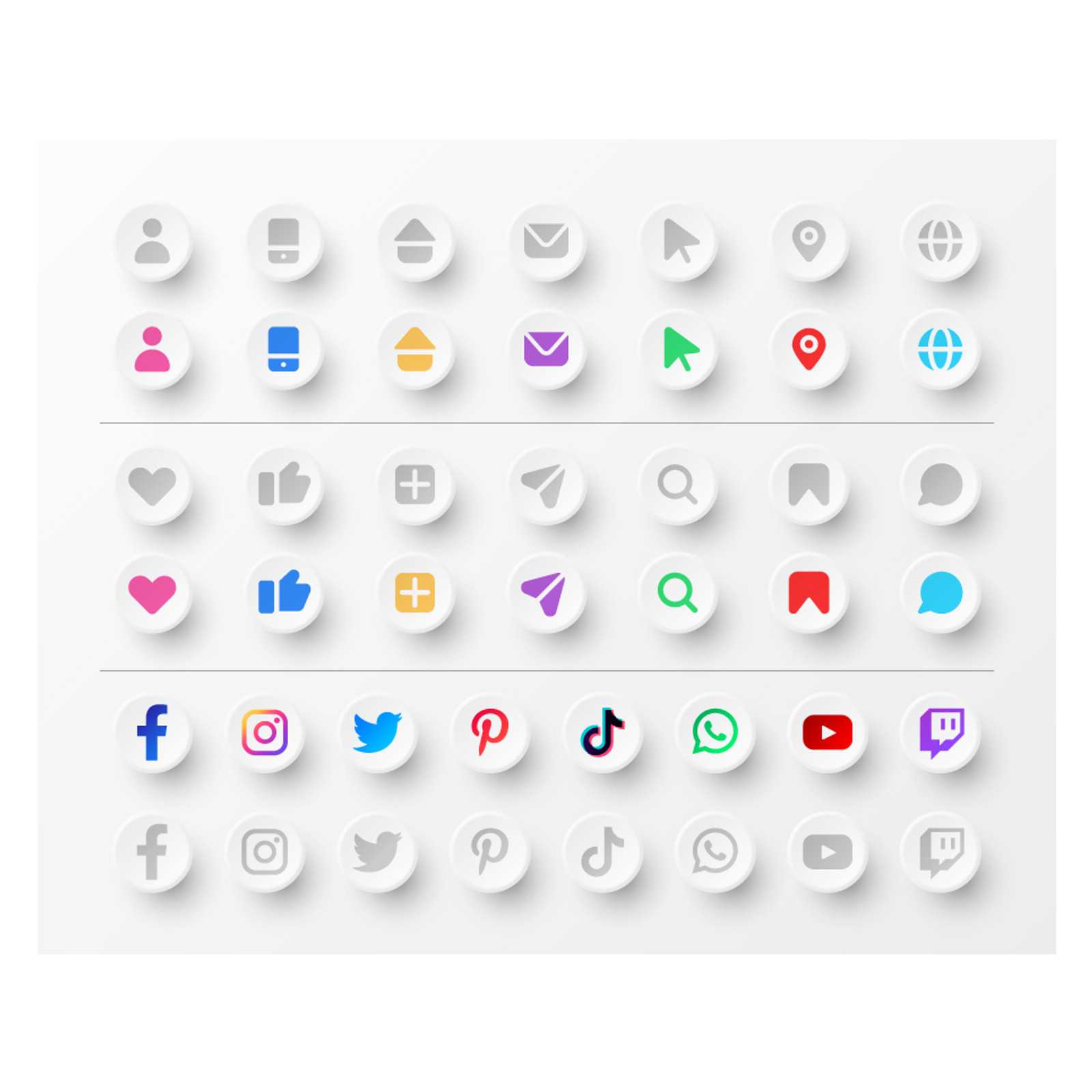 Social Media Icon Template