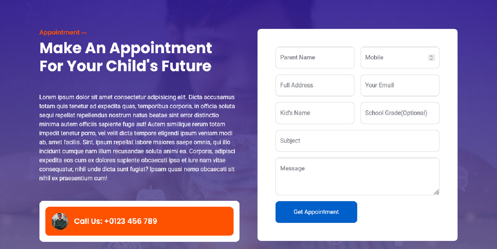 EduKids - After Schooling HTML Bootstrap Website Template