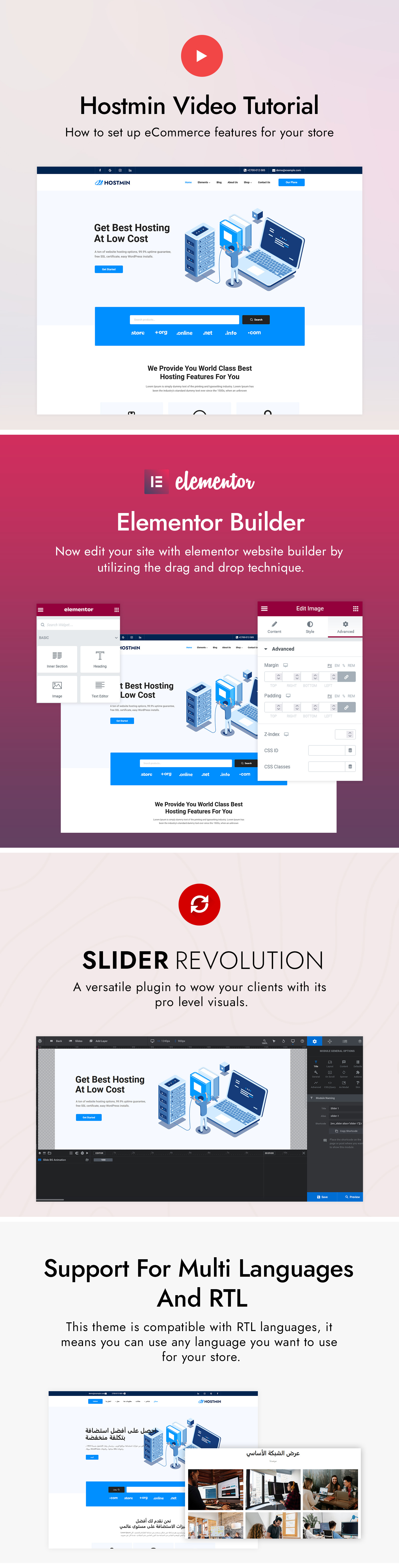 Hostmin - Multipurpose Web Hosting WordPress Theme