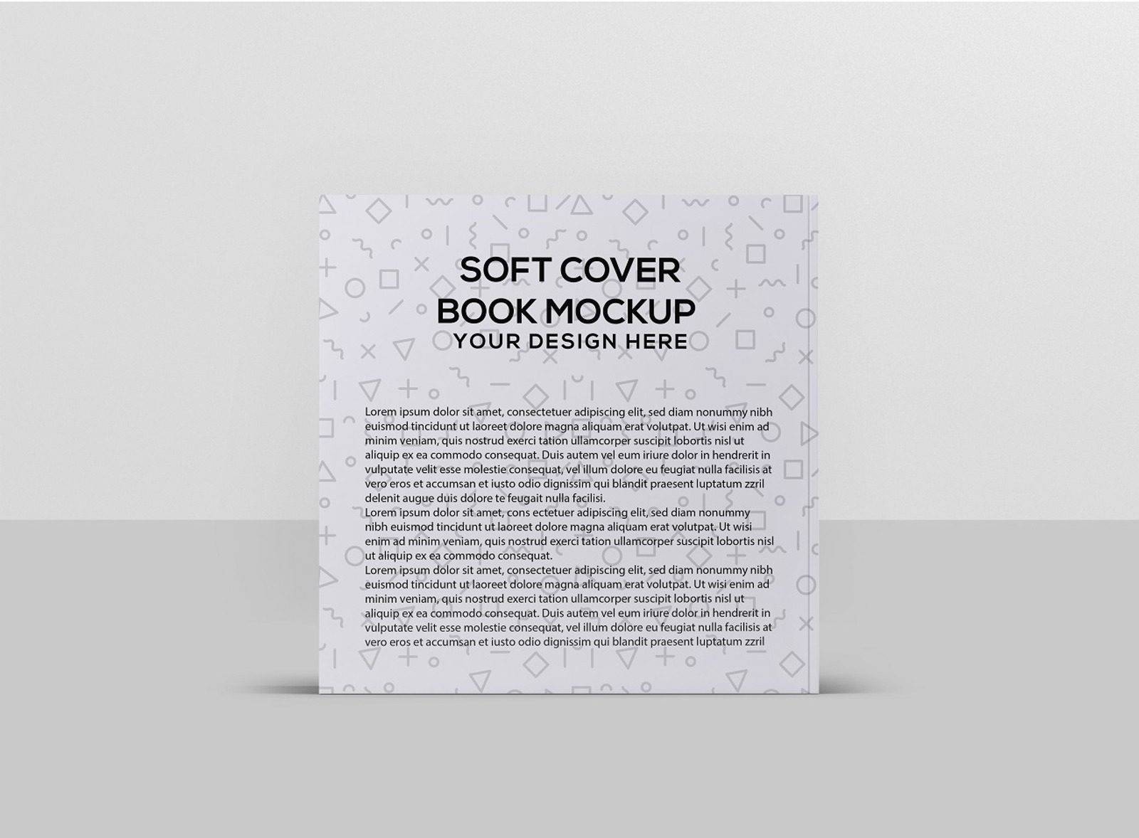 Soft Cover Square Book Mockup #343774 - TemplateMonster