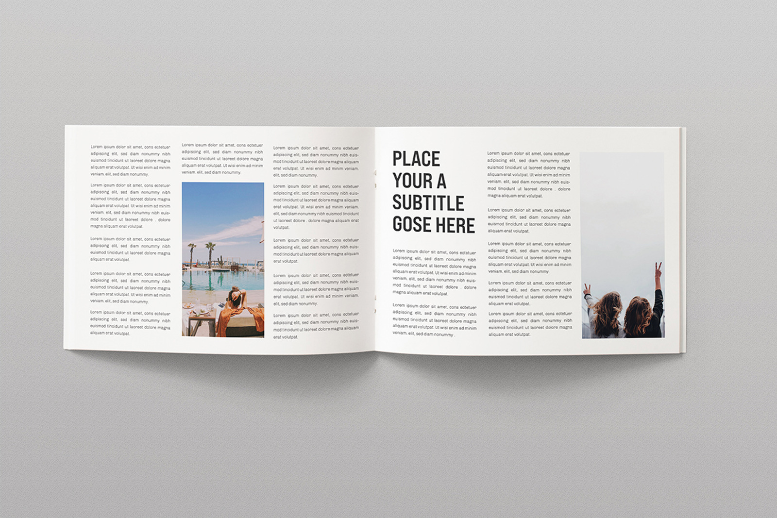 Landscape travel eBook Template #335872 TemplateMonster
