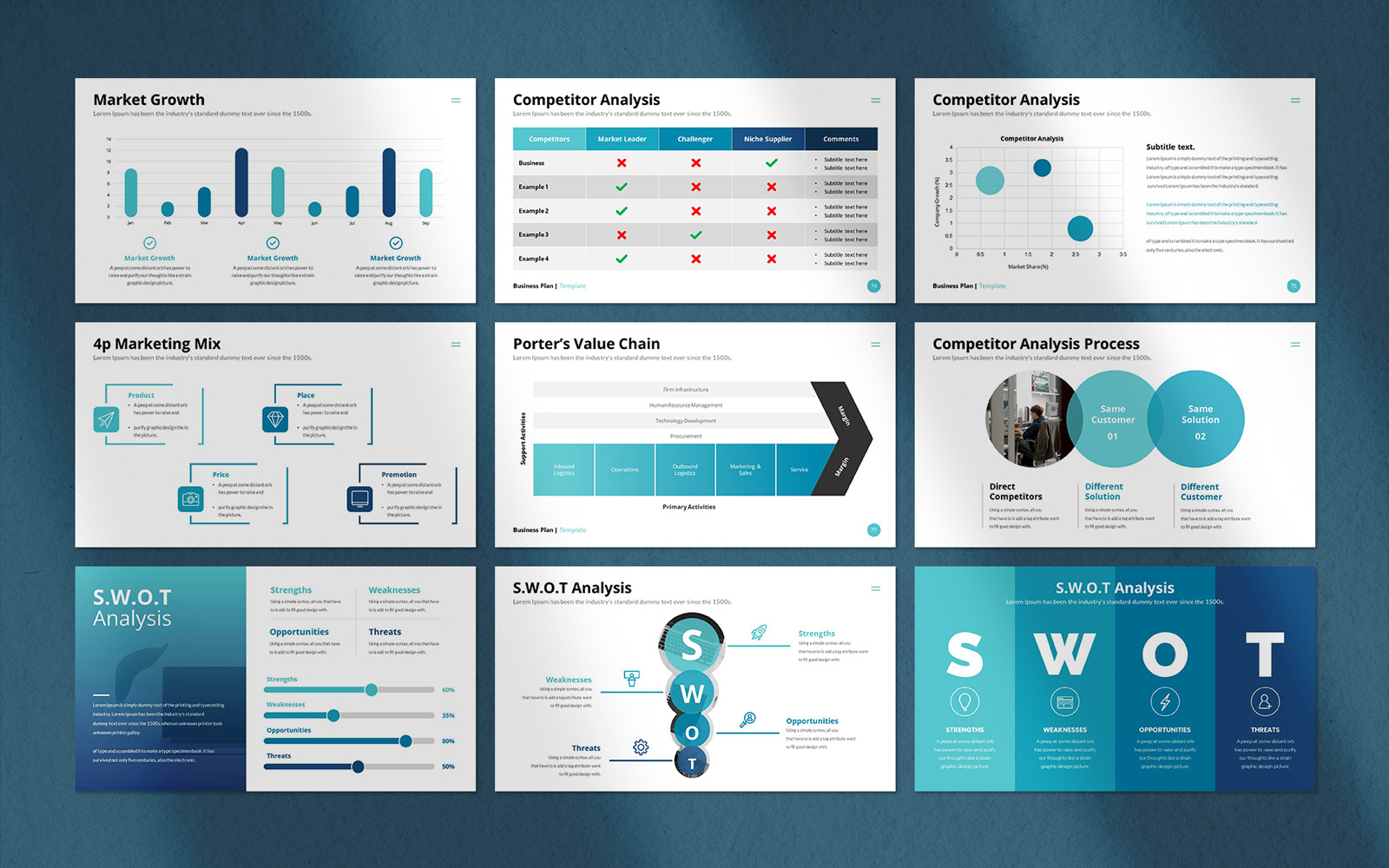 Best Business-Plan PowerPoint Template - TemplateMonster