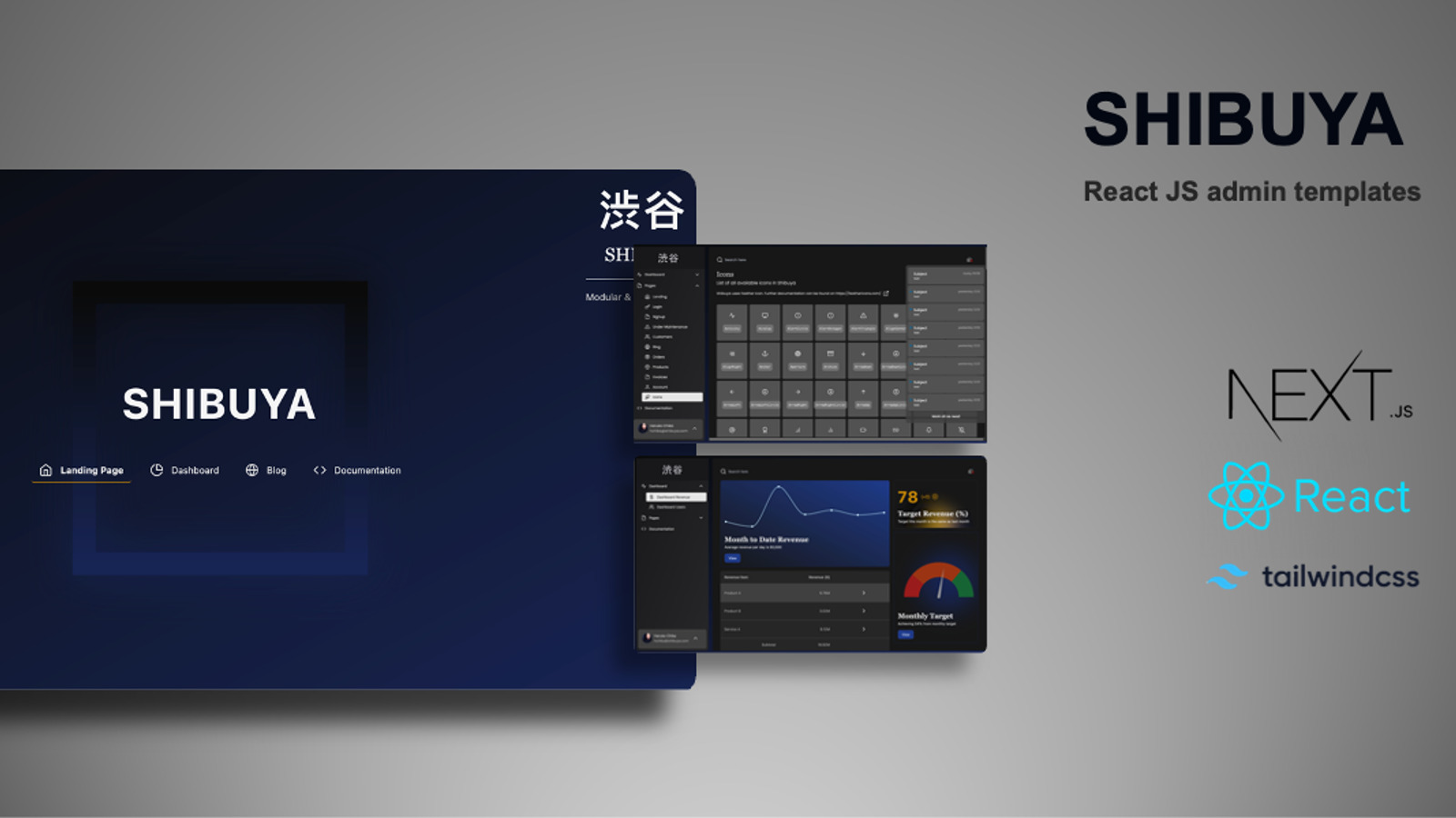 Shibuya - React JS Admin Template Using Next JS