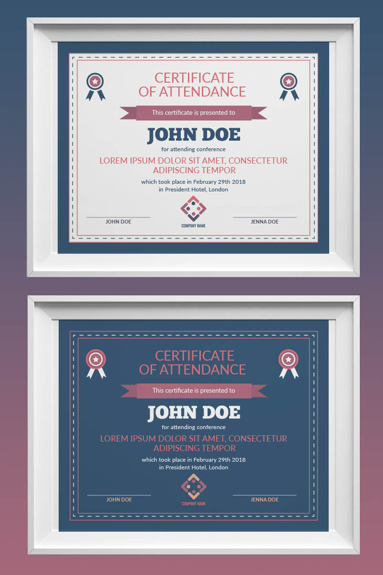 retro certificate template 73435