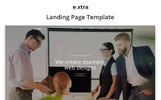 Extra - Business Responsive HTML Bootstrap Motyw Landing Page Mały zrzut ekranu Responsywny szablon Landing Page #68802 na temat: agencja marketingowa