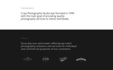 Crisp - Vivid Designer Portfolio Multipage Bootstrap 网页模板 小的屏幕截图 "Crisp - Vivid Designer Portfolio Multipage" 响应式网页模板