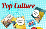 Pop & Retro Presentation PowerPoint Vorlage Kleiner Screenshot PowerPoint Vorlage namens "Pop & Retro Presentation"