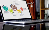 Chart & Strategy powerpointmall En liten skärmdump Chart & Strategy PowerPointmall