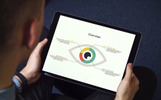 Chart & Strategy powerpointmall En liten skärmdump Chart & Strategy PowerPointmall