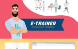 E-Trainer Beautiful Presentation Template Small Screenshot E-Trainer PowerPoint Template