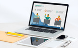 Professions Infographic Cool PowerPoint Theme Small Screenshot Professions Infographic PowerPoint Template