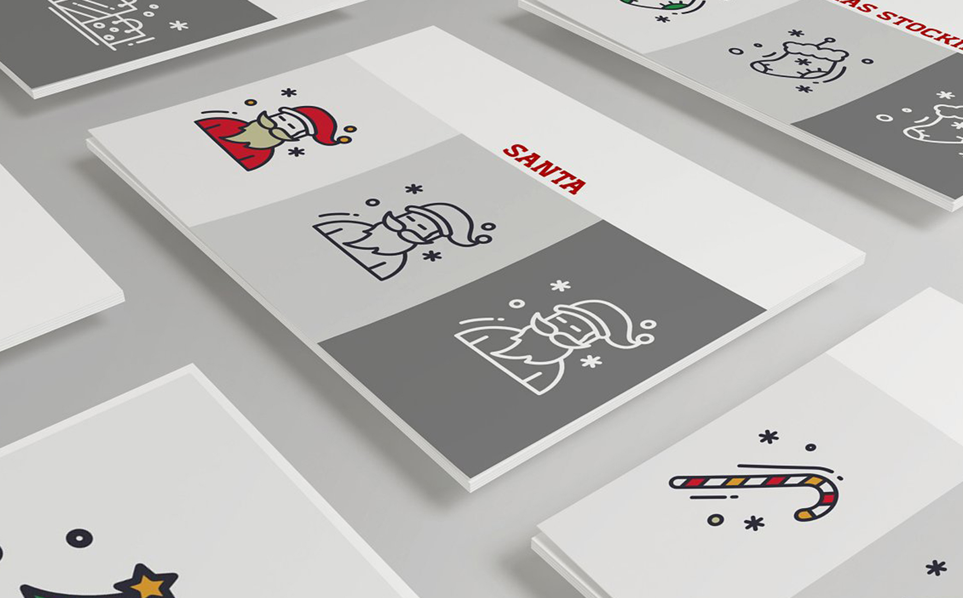 Christmas Presentation PowerPoint Iconset Küçük Ekran Görüntüsü Christmas Presentation PowerPoint Iconset Şablon