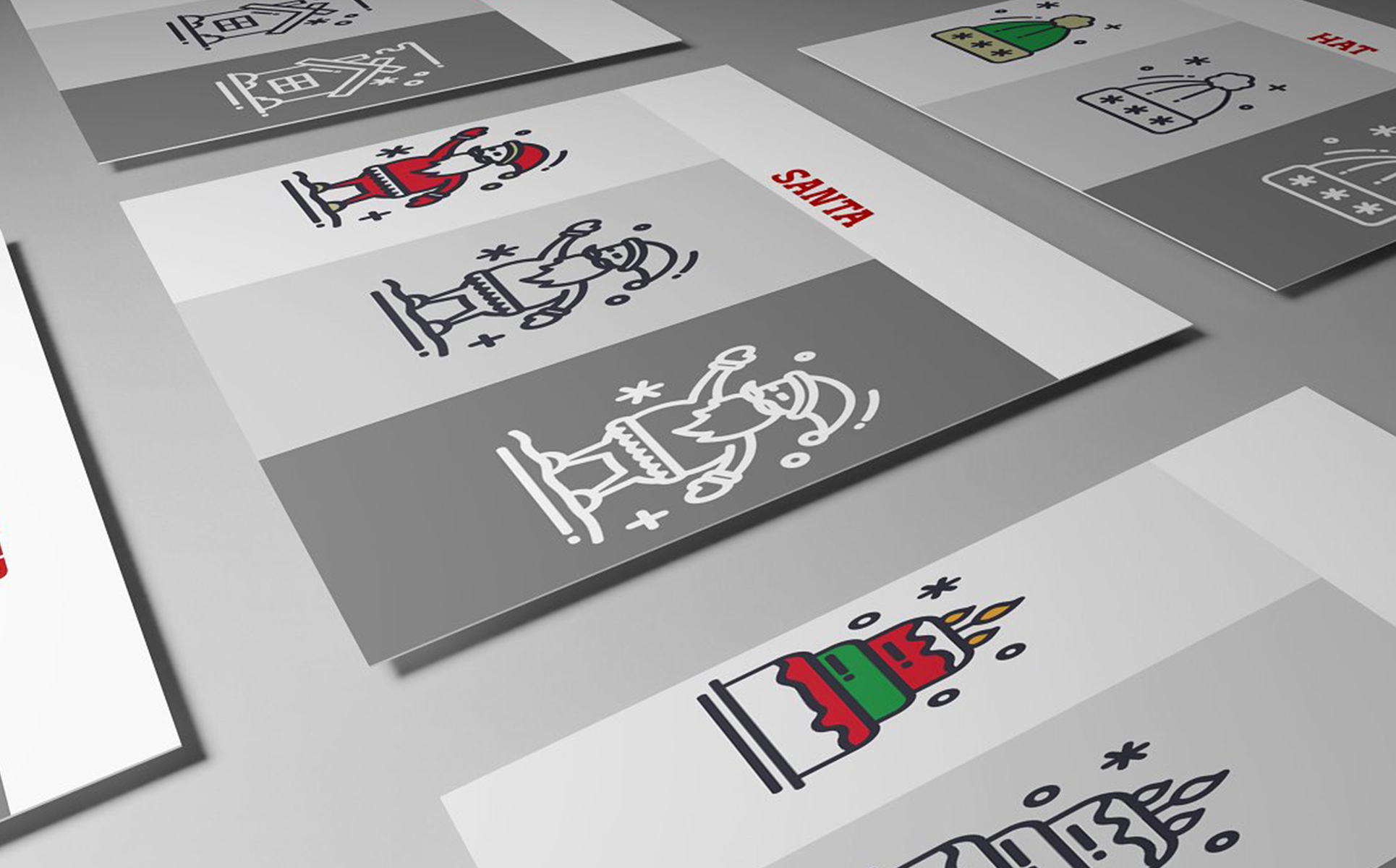 Christmas Presentation PowerPoint Iconset Küçük Ekran Görüntüsü Christmas Presentation PowerPoint Iconset Şablon