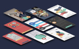 Flat - Smart Phone Amazing PPT Template Small Screenshot Flat - Smart Phone PowerPoint Template