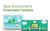 Dear Environment powerpointmall En liten skärmdump Dear Environment PowerPointmall