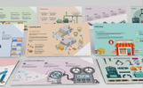 Industry Automation Amazing PowerPoint Template Small Screenshot Industry Automation PowerPoint Template