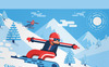 Snowboarding People Illustration Template Big Screenshot Snowboarding People Illustration New Screenshots BIG