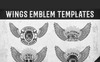 Wings Emblem Illustration Template Big Screenshot Wings Emblem Illustration New Screenshots BIG