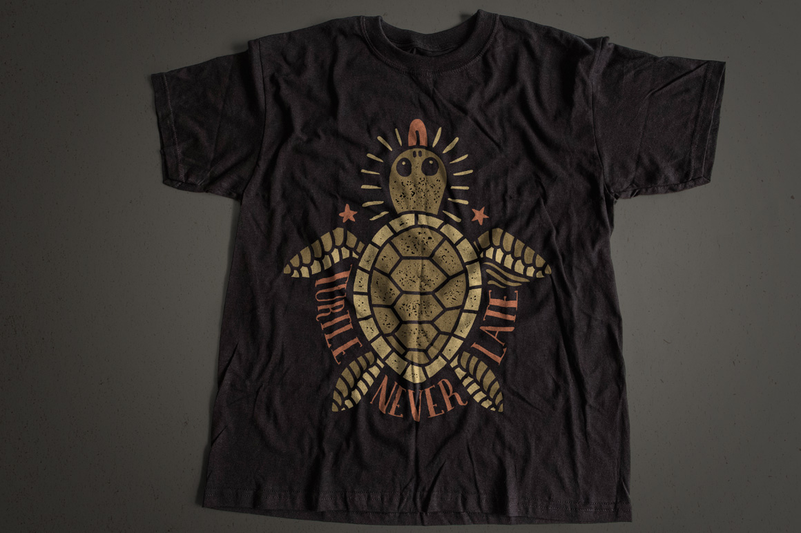 Happy Turtle Illustration Template Small Screenshot Happy Turtle Illustration