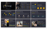 Cryptocurrency - Exchange Presentation PowerPoint主题 小的屏幕截图 "Cryptocurrency - Exchange Presentation" PowerPoint 模板