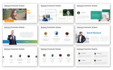 Testimony Presentation - Infographic Tema PowerPoint Captura de Pantalla Pequeña Plantilla PowerPoint para Sitio de Gráficos