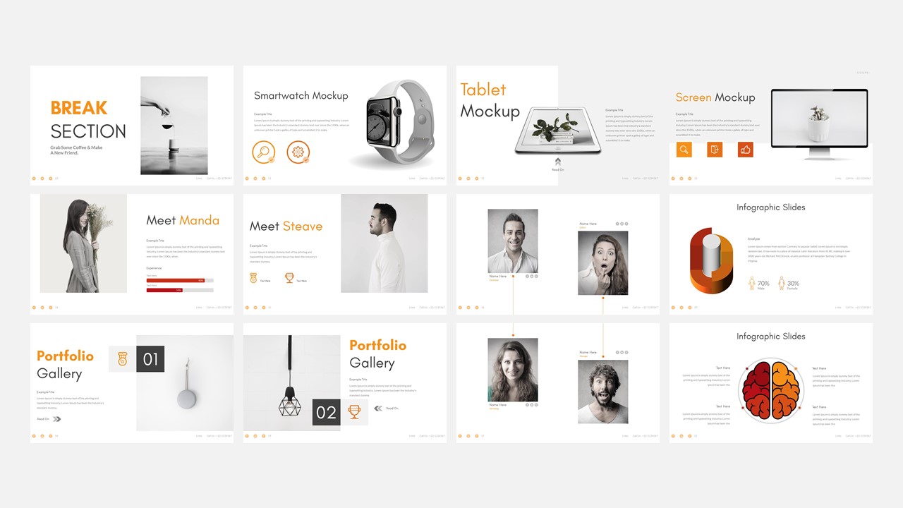 SERENA Keynote Template Keynote Theme Small Screenshot SERENA Keynote Template Keynote Template