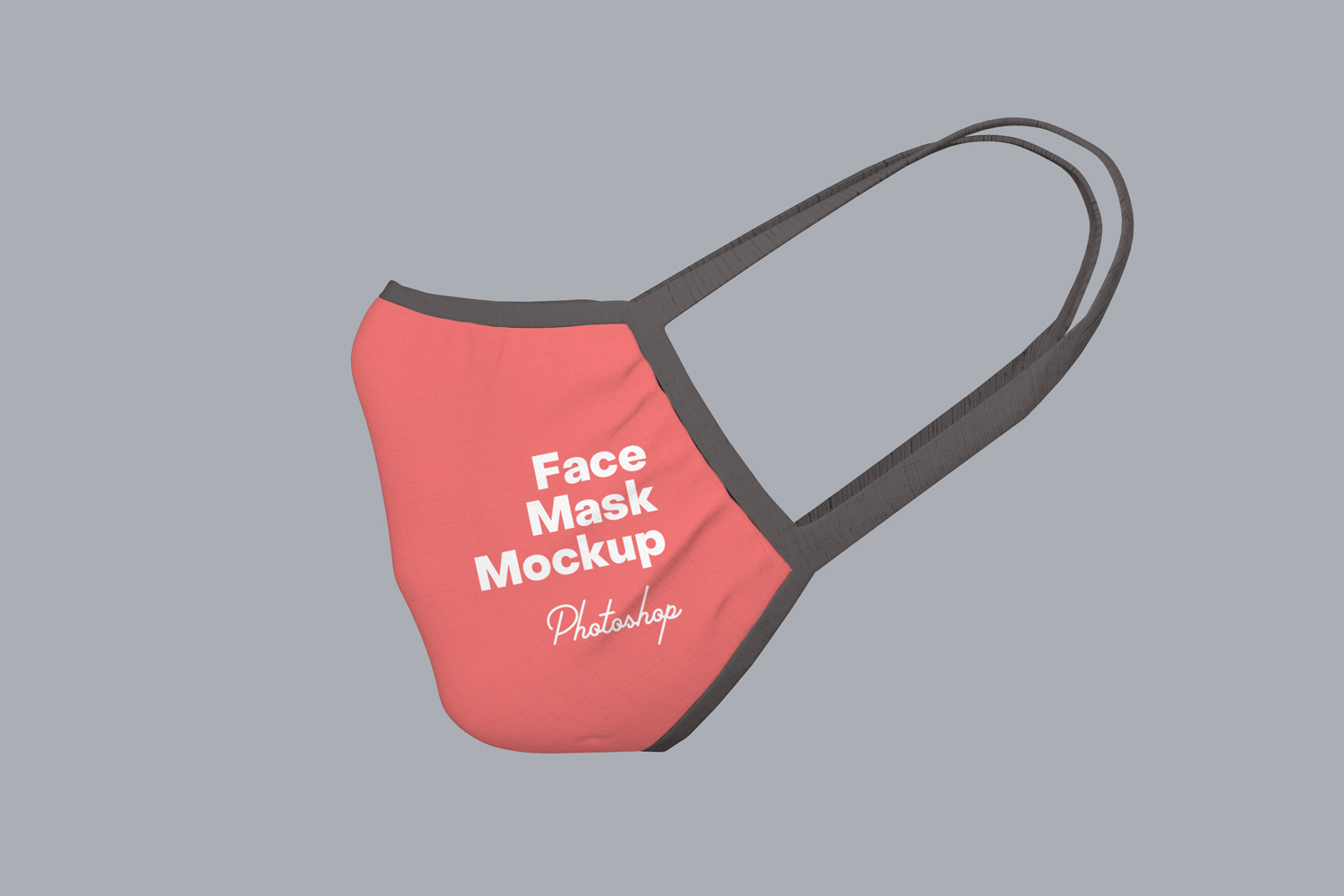 Download Мокап для продукта "Face Mask product mockup" / Face Mask product mockup - Мокап для продукта на тему графика mask,facemask,face,virus,covid19,corona,dust,medical,health,fabric,pollution,branding,pandemic,photoshop,psd,mockup