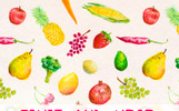 46 Hand Painted Fruits and Vegetable Illustration Theme Small Screenshot 46 Hand Painted Fruits and Vegetable Illustration