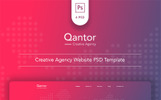 Qantor - Creative Agency Office Psd teması Küçük Ekran Görüntüsü Qantor - Creative Agency Office Psd Şablon