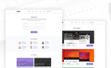 Kenzap - Creative Company Landing Psd motiv Malý screenshot PSD šablona "Kenzap - Creative Company Landing"