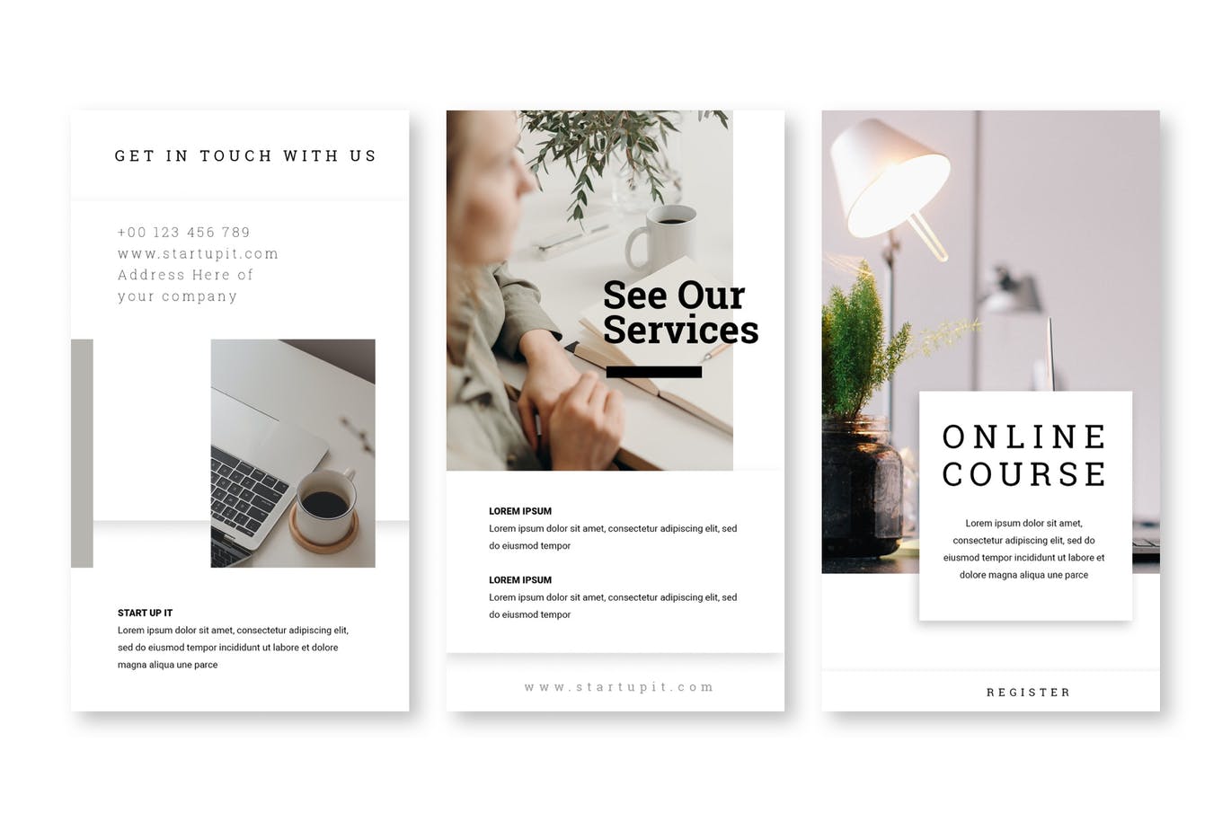 Download Шаблон для соцсетей "Startup Instagram Stories Template for Social Media" / Startup Instagram Stories Template for Social Media - Шаблон для соцсетей на тему графика instagram,story,stories,fashion,promotion,elegant,beauty,modern,psd,company,corporate,startup