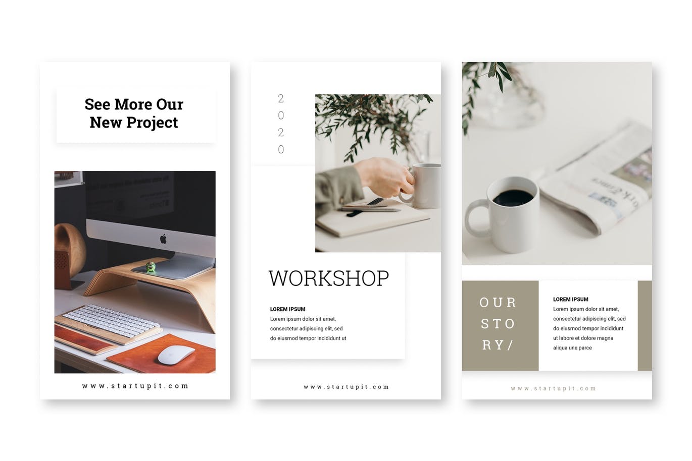 Download Шаблон для соцсетей "Startup Instagram Stories Template for Social Media" / Startup Instagram Stories Template for Social Media - Шаблон для соцсетей на тему графика instagram,story,stories,fashion,promotion,elegant,beauty,modern,psd,company,corporate,startup