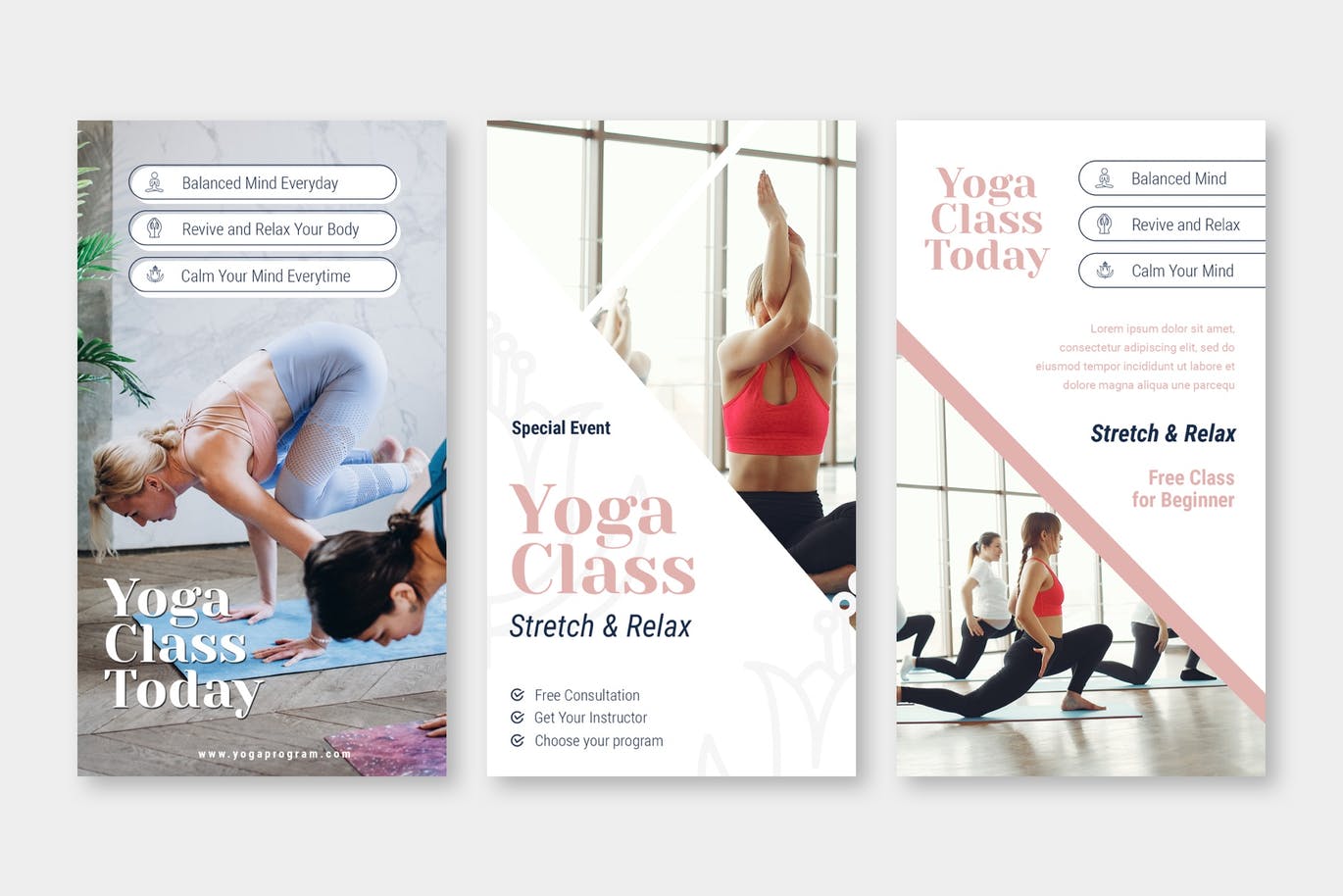 Download Шаблон для соцсетей "Healthy Yoga Instagram Stories Template PSD for Social Media" / Healthy Yoga Instagram Stories Template PSD for Social Media - Шаблон для соцсетей на тему графика instagram,story,stories,fashion,promotion,elegant,beauty,modern,psd,shop,company,corporate,photoshop