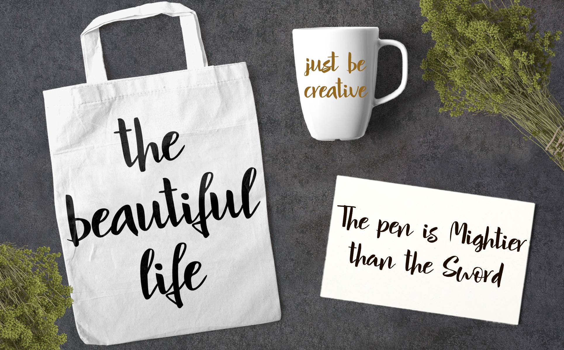 Mindfulness - Handwritten Creative Font Template Small Screenshot Mindfulness - Handwritten Creative Font