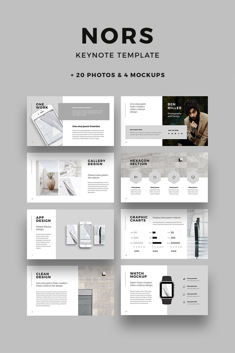 NORS - Keynote Theme Small Screenshot NORS - Keynote Template