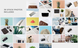 BE Presentation + 30 Photos Bonus Plantilla Google Slides Captura de Pantalla Pequeña Google Slides para Sitio de Gráficos