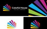 Colorful House Logo Theme Small Screenshot Colorful House Logo Template
