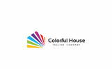 Colorful House Logo Theme Small Screenshot Colorful House Logo Template