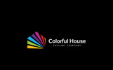 Colorful House Logo Theme Small Screenshot Colorful House Logo Template