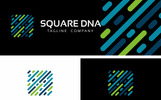 Square DNA Logo Template Small Screenshot Square DNA Logo Template