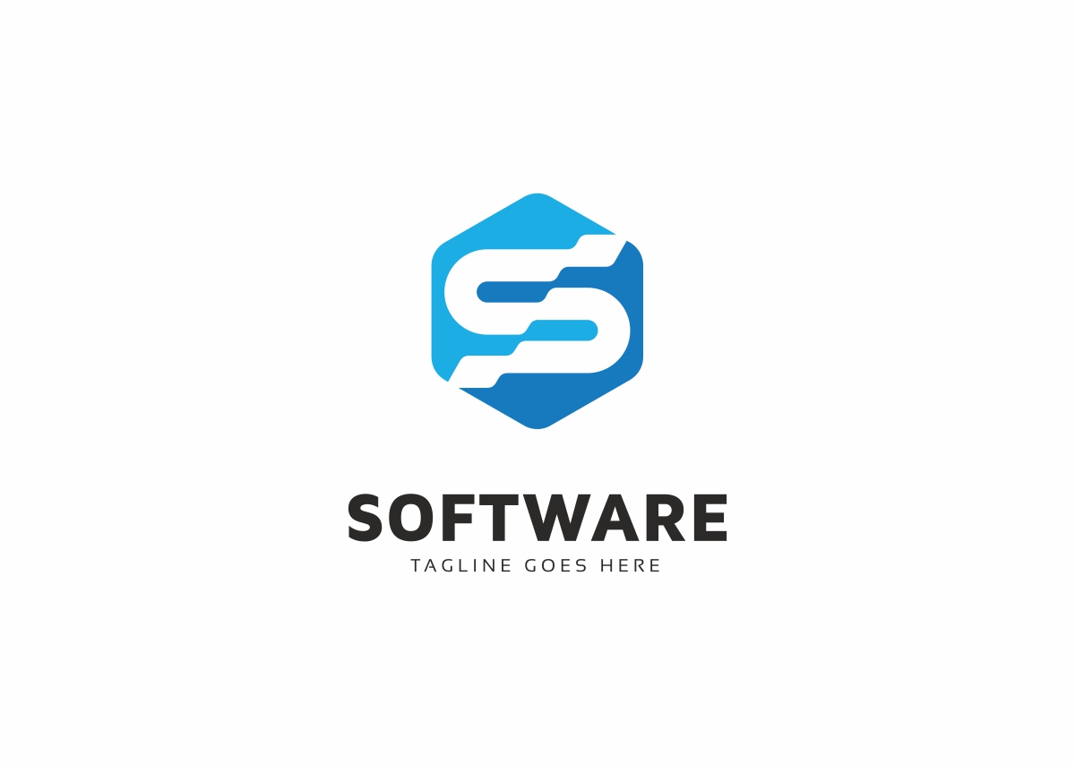 Software S Letter Logo Logo Theme Small Screenshot Software S Letter Logo Logo Template