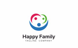 Happy Family Logo Template Small Screenshot Happy Family Logo Template