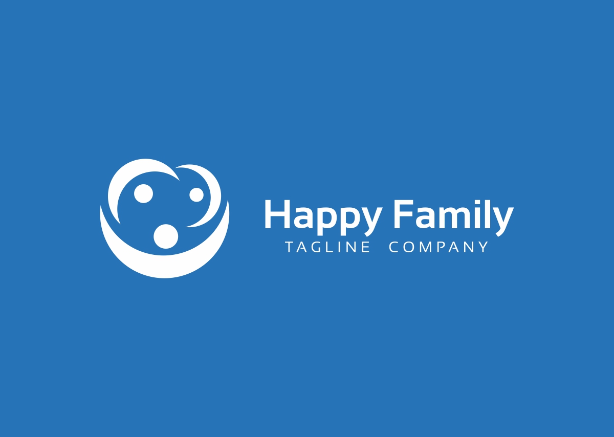 Happy Family Logo Template Small Screenshot Happy Family Logo Template