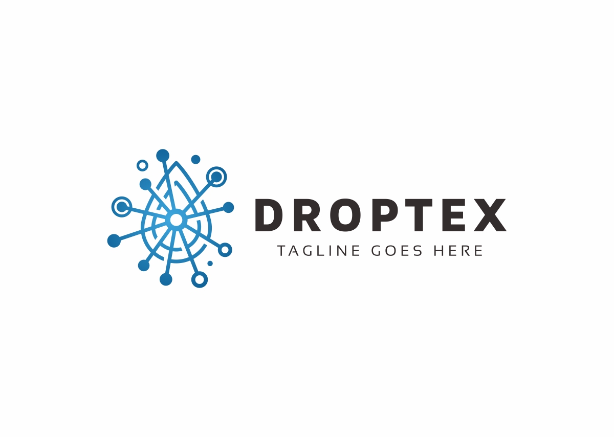 Droptex Drop Tech Logo Theme Small Screenshot Droptex Drop Tech Logo Template