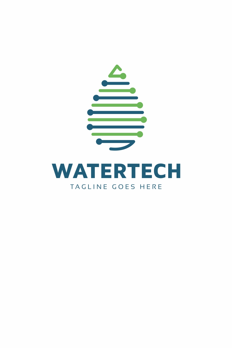 Water Tech Logo Theme Small Screenshot Water Tech Logo Template