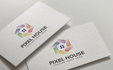 Pixel House Logo Template Small Screenshot Pixel House Logo Template