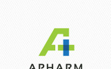 A Pharm - A Letter Plus Logo标志 小的屏幕截图 "A Pharm - A Letter Plus" logo标志模板