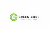 Green Code Logo Theme Small Screenshot Green Code Logo Template