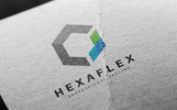 Hexagon Arrows De Logotipo Screenshot Pequeno Hexagon Arrows Template de Logotipo №81714