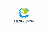 Fitness Strong Logo Theme Small Screenshot Fitness Strong Logo Template